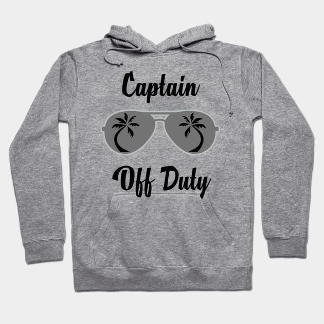 Off Duty Captain Funny Summer Vacation Hoodie by chrizy1688